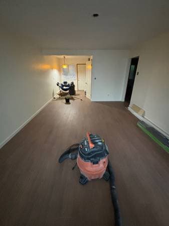 picture of a newly installed wood flooring