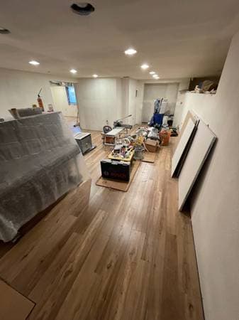 picture of a wood floor being remodeled