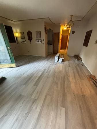 Picture of a newly installed luxury laminate floor